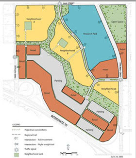 The Bridges Planned Area Development land planning services